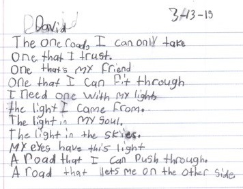 David-writing